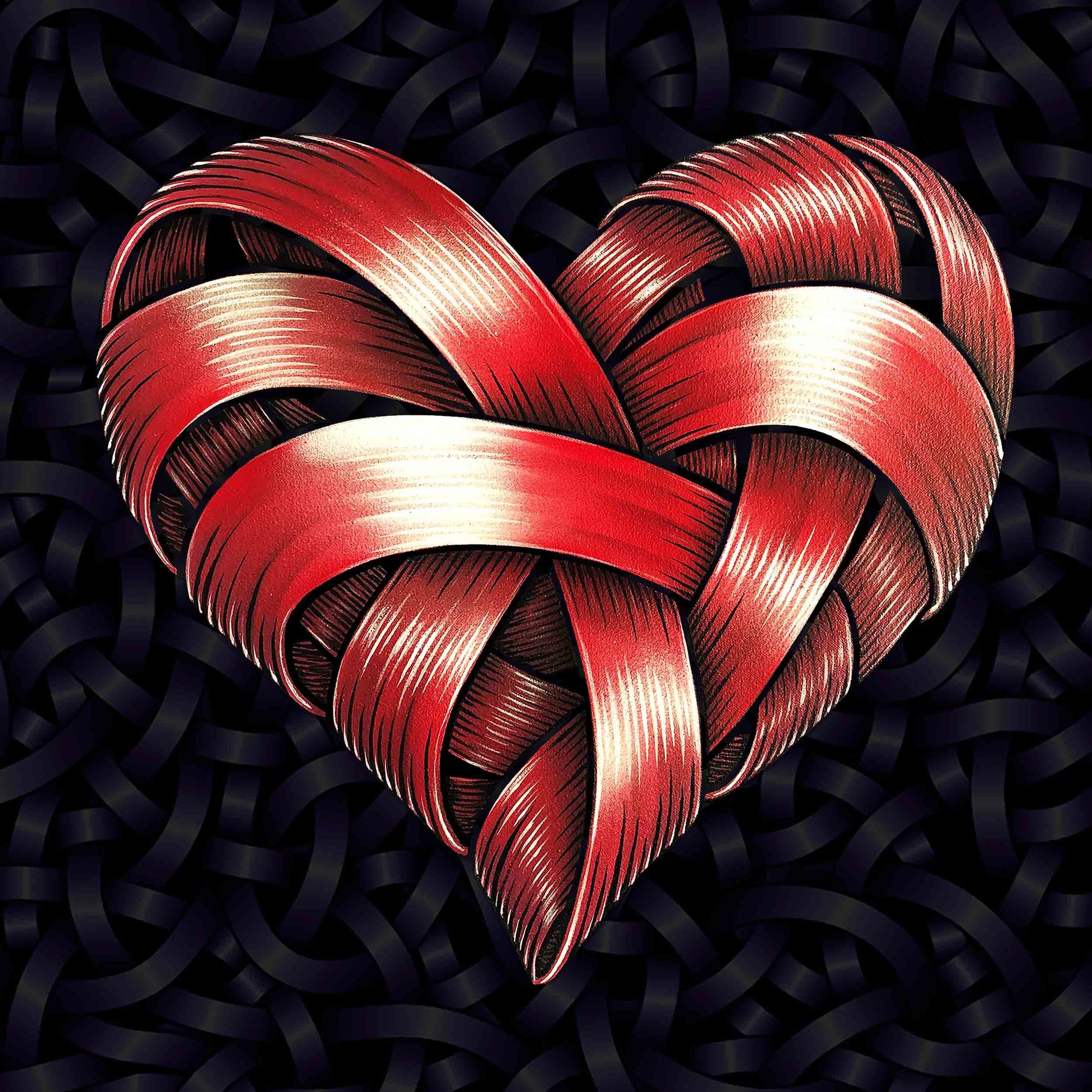 Ribboned Heart