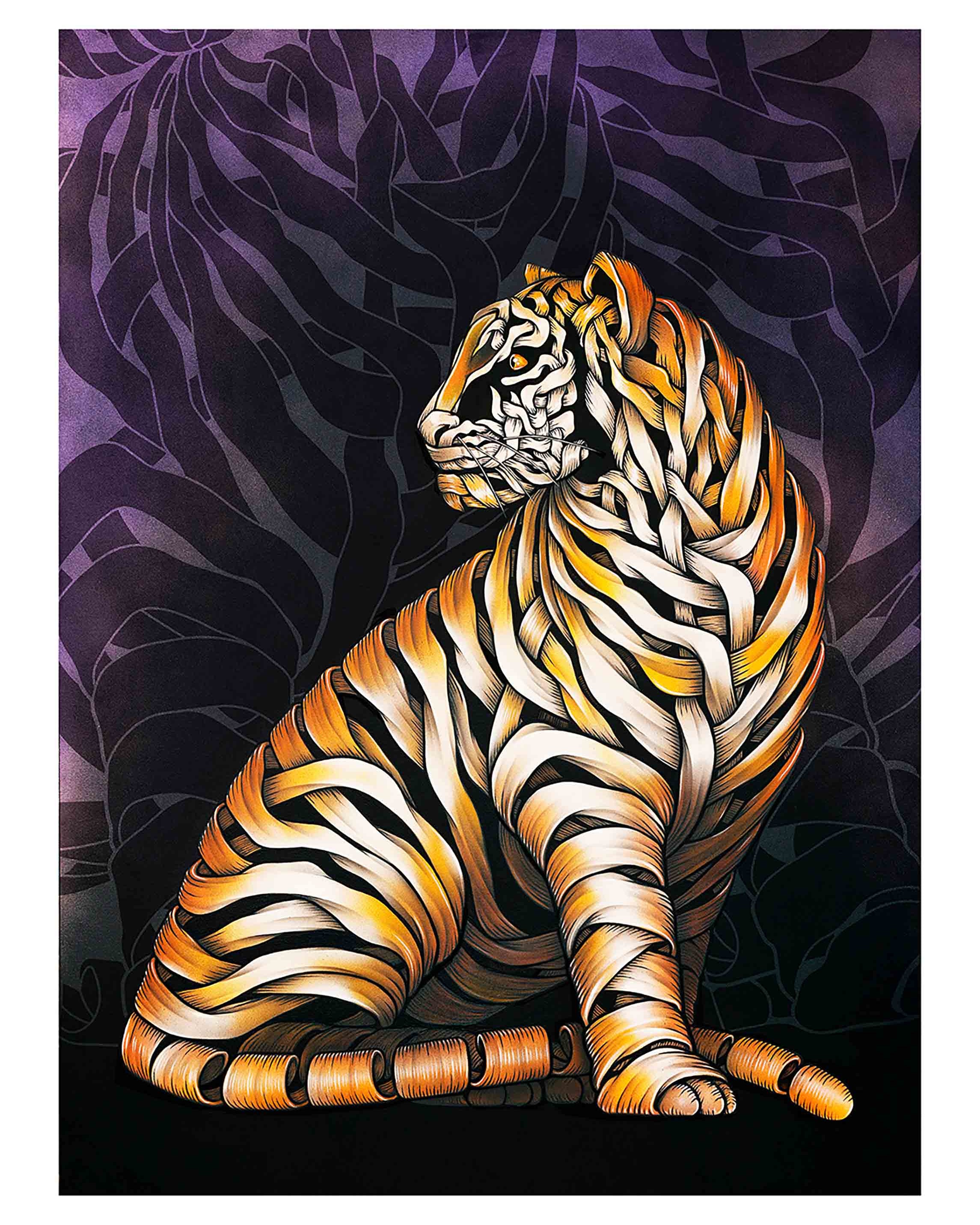 Ribonned Tiger