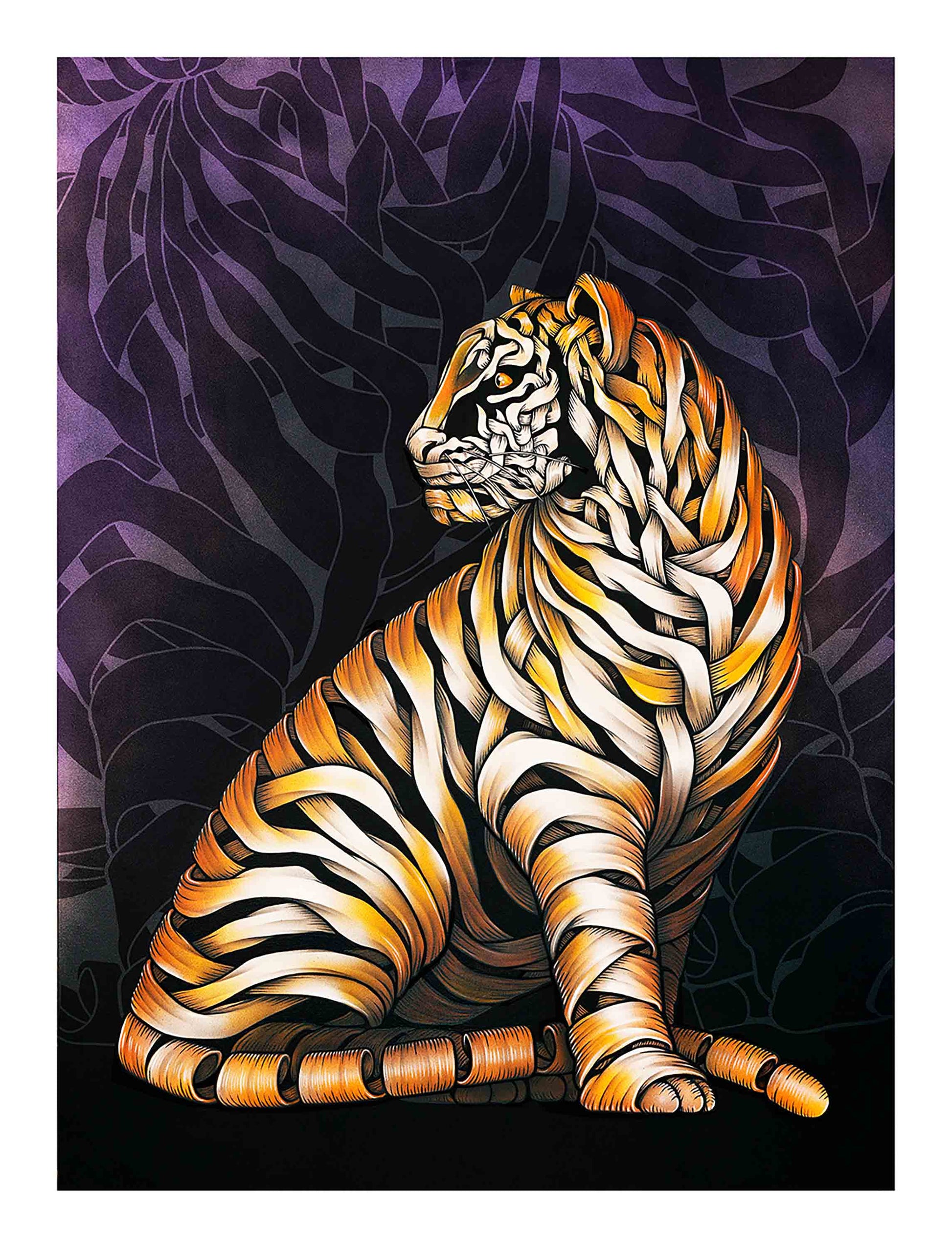 Ribonned Tiger